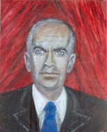 Louis De funès - tableau Acrylique sur toile de Paola LANZI