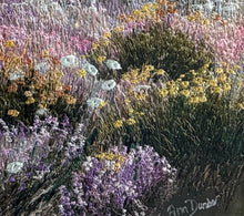 Charger l'image dans la galerie, DUNBAR Ann - Sologne forest , Aquarelle brodée et techniques mixtes, signature