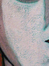 Charger l&#39;image dans la galerie, FANG Marie  - Rêve bleu orange,  Portrait Acrylique sur toile