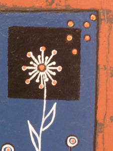 FANG Marie  - Rêve bleu orange, détail