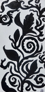 ALLIAUME Gilles - Fleurs d'ombre (tableau, Acrylique/canvas)