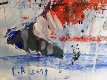 Charger l&#39;image dans la galerie, Arno LANZI - Rugby 1, signature