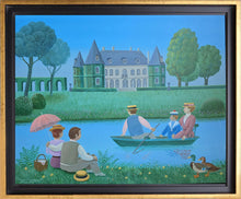 Charger l'image dans la galerie, LORAND Jean-Pierre  : Au fil de l'eau , Tableau, encadré