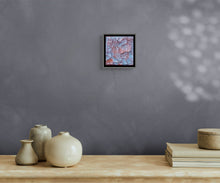 Charger l'image dans la galerie, MAZUREK Véro : 25-03, Tableau, technique mixte texturée sur toile, mise en situation avec cadre.