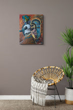 Charger l'image dans la galerie, COCCINA Claudia : Rencontre brutale, Tableau acrylique sur toile, mise en situation