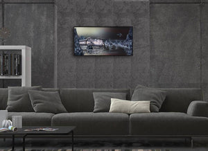 VAN QUICKENBORNE Thierry - La chenille, tableau, Acrylique et Huile sur toile ou impression sur dibond