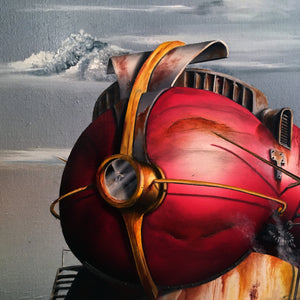 VAN QUICKENBORNE Thierry - Le grand sommeil, tableau, Acrylique et Huile sur toile ou impression sur dibond (Copie)