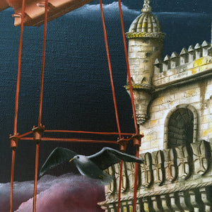 VAN QUICKENBORNE Thierry - Lisboa, tableau, Acrylique et Huile sur toile ou impression sur dibond