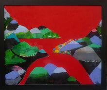Charger l&#39;image dans la galerie, Al COURTY : Jacmel rouge (Haïti) (huile sur toile) - ART ET MISS