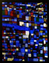 Charger l&#39;image dans la galerie, Al COURTY : Jedphur bleu (huile sur toile) - ART ET MISS
