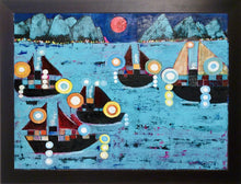 Charger l&#39;image dans la galerie, AL COURTY - Parade navale (Peinture, Huile / toile) - ART ET MISS