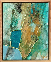 Charger l&#39;image dans la galerie, ALEXANDER Olivia : Luminous seas 1 (Tableau, technique mixte sur toile) - ART ET MISS