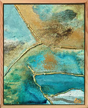 Charger l&#39;image dans la galerie, ALEXANDER Olivia : Luminous seas 3 (Tableau, technique mixte sur toile) - ART ET MISS