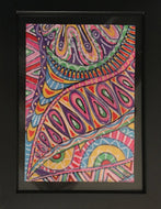 ALLIAUME Gilles - Flow Atomic (tableau, Acrylique et posca / papier) - ART ET MISS