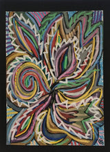 Charger l&#39;image dans la galerie, ALLIAUME Gilles - Poissonous Hibiscus (tableau, Acrylique et posca / papier) - ART ET MISS