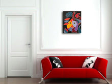 Charger l&#39;image dans la galerie, ARNOUIL Alain - Viens Poupoule (tableau, Acrylique / toile) - ART ET MISS