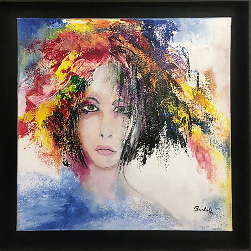 BEALAFF-GIROTTO Béa - Effrontée (tableau, Huile / toile) - ART ET MISS