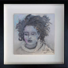 Charger l&#39;image dans la galerie, BEALAFF-GIROTTO Béa - Une larme coule sur ta joue (tableau, encre/carton entoilé) - ART ET MISS