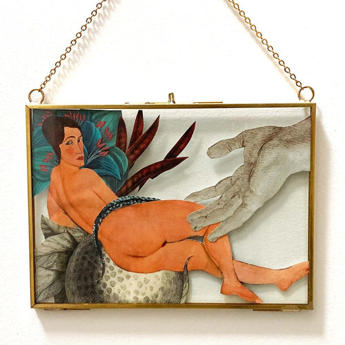 BLONDEL Sidonie - Modigliani (Collage/verre) - ART ET MISS