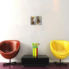 Charger l&#39;image dans la galerie, CAALISTA - Diptyque &quot;Mellow yellow&quot; (tableau, Acrylique, mixte / toile) - ART ET MISS
