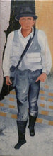 Charger l&#39;image dans la galerie, CHESCA - Beuys d&#39;or et d&#39;argent (tableau, huile et collages / toile) - ART ET MISS