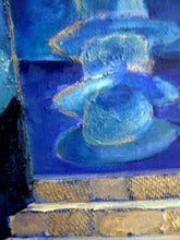 Charger l&#39;image dans la galerie, CHESCA - Chapeau de Beuys II (tableau, huile et collages / toile) - ART ET MISS