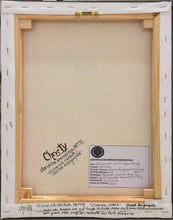 Charger l&#39;image dans la galerie, CHRISTY - Charme rougeoyant (tableau, encre et aquarelle / papier marouflé sur toile) - ART ET MISS