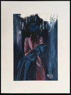 CHRISTY - Dans l'ombre (tableau, encre et aquarelle / papier) - ART ET MISS