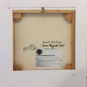 CHRISTY - Doux regard de soie (tableau, encre et aquarelle / papier) - ART ET MISS