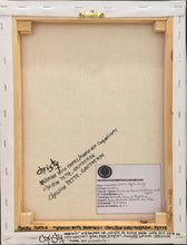 Charger l&#39;image dans la galerie, CHRISTY - Femme aux coquelicots (tableau, encre et aquarelle / papier marouflé sur toile) - ART ET MISS