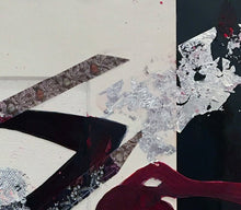 Charger l&#39;image dans la galerie, CHRISTY - La femme (tableau, acrylique et collage polymère / sur toile) - ART ET MISS