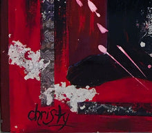 Charger l&#39;image dans la galerie, CHRISTY - La femme (tableau, acrylique et collage polymère / sur toile) - ART ET MISS