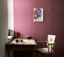 Charger l&#39;image dans la galerie, CHRISTY - Le bas résille (tableau, Aquarelle/ papier marouflé sur toile) - ART ET MISS