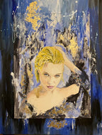 CHRISTY - Léa (tableau, aquarelle / papier marouflé sur toile) - ART ET MISS