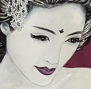 CHRISTY - Masami (tableau, Encre et argent / papier) - ART ET MISS