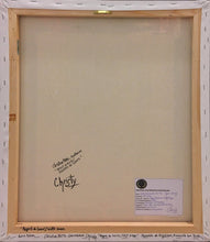 Charger l&#39;image dans la galerie, CHRISTY - Regard de louve (tableau, encre et aquarelle / papier marouflé sur toile) - ART ET MISS