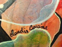 Charger l&#39;image dans la galerie, COCCINA Claudia : Migration des papillons (Tableau, Acrylique et tissu sur toile) - ART ET MISS
