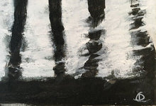 Charger l&#39;image dans la galerie, COLOMÈS Didier - Attendre sous la pluie (tableau, Acrylique / toile) - ART ET MISS