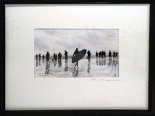Charger l&#39;image dans la galerie, COLOMÈS Didier - Glisser sur les vagues de ses rêves (tableau, Acrylique / papier) - ART ET MISS