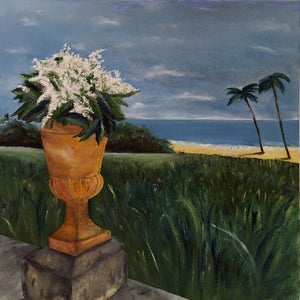 COLOMÈS Didier - Les fleurs et la mer (tableau, Acrylique / toile) - ART ET MISS