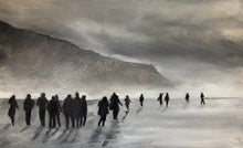 Charger l&#39;image dans la galerie, COLOMÈS Didier - Tous vers la mer, un jour d&#39;orage (tableau, Acrylique / papier) - ART ET MISS