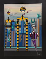 COULIBEUF-ESPEJO Beatrice : Brooklyn city (acrylique/toile ) - ART ET MISS
