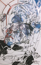 Charger l&#39;image dans la galerie, COUTEAU Maryse-Anne : Le messager (Tableau, encre sur papier) - ART ET MISS