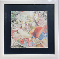 COUTEAU Maryse-Anne : L'oeil du vent (Tableau, Crayon de couleur sur papier) - ART ET MISS