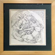 COUTEAU Maryse-Anne : Secret partagé (Tableau, Crayon noir sur papier) - ART ET MISS