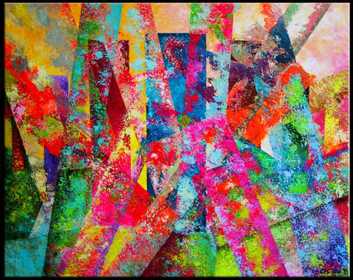 DARDEAU Monique - Fragmentation (tableau, Acrylique / toile) - ART ET MISS