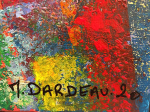 DARDEAU Monique - Midnight (tableau, Acrylique / toile) - ART ET MISS