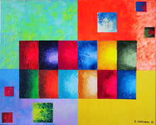 Charger l&#39;image dans la galerie, DARDEAU Monique - Vitrail (tableau, Acrylique / toile) - ART ET MISS