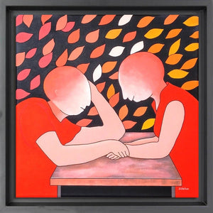 DESCHAMPS-KUS Jocelyne - Conversation (tableau, Acrylique/toile) - ART ET MISS