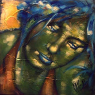 DION Caroline : Vicky (Tableau, technique mixte sur toile ) - ART ET MISS
